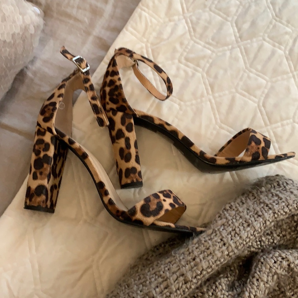 Nasty gal leopard heels